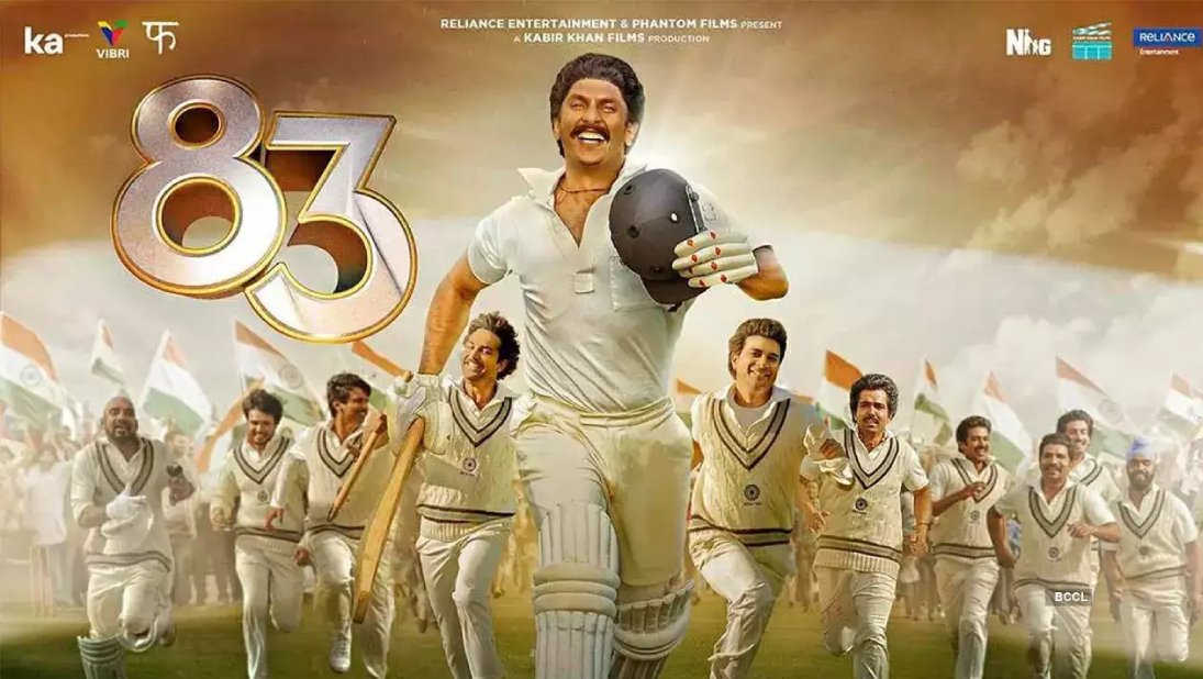 The reel version of the story of INDIA becoming World Champions for the first time : 83 Movie