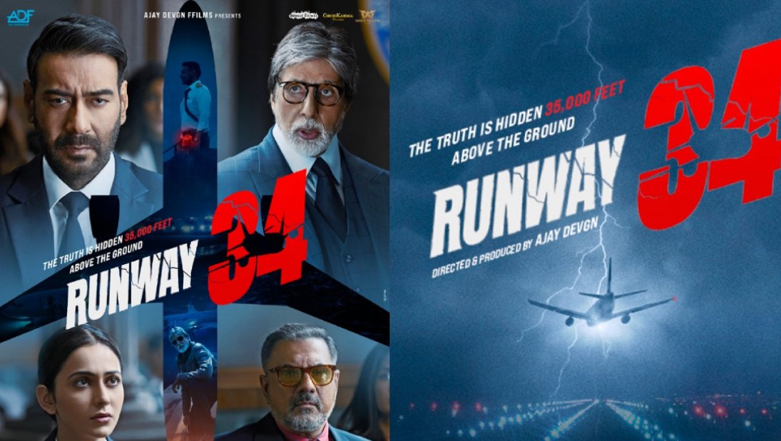 Ajay Devgn unveils two motion poster of his upcoming movie ‘Runway 34 : The truth is hidden 35000 Feet above the ground’.