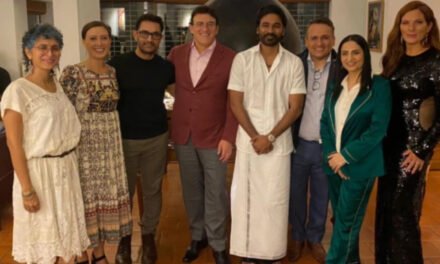 Aamir Khan hosts The Gray Man makers Russo Brothers to Gujarati dinner at his home