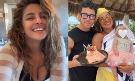 Priyanka Chopra Shares Adorable Pool Time Photo with Nick Jonas and Baby Malti