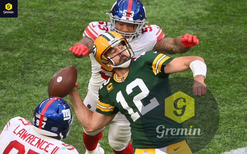 The Packers lose to the Giants by 27-22 :