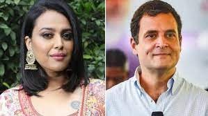 What Swara Bhaskar has to say about Rahul Gandhi and Bharat jodo yatra :