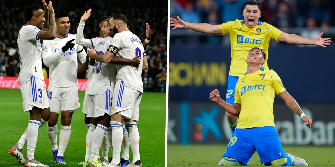 Real Madrid will welcome Cadiz at the Santiago Bernabeu on Thursday, aiming to close the gap on La Liga leaders Barcelona :